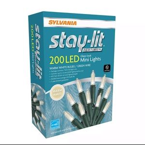 Sylvania Staylit Warm White Glass-Look LED Lights, 200 ct.